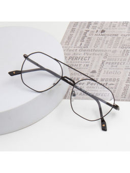 TED SMITH - Unisex Metal Pilot Black Full Rim Frame