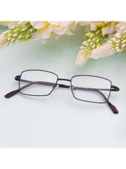 TED SMITH - Unisex Metal Rectangle Blue Full Rim Frame