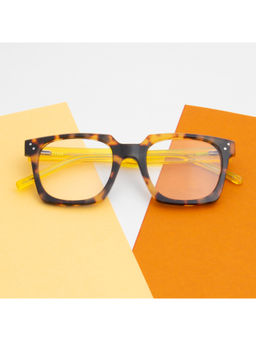 TED SMITH - Unisex Demi Brown Premium Acetate Full Rim Square Frame