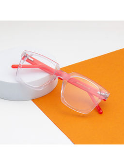 TED SMITH - Unisex Transparent Luxury Acetate Full Rim Square Frame
