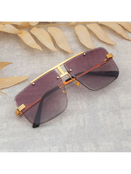 TED SMITH - Unisex Square Sunglasses with Uv Protected Lens