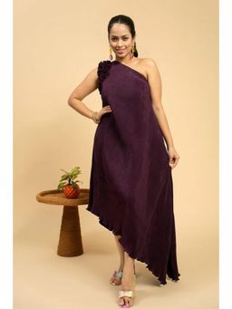 Autumnlane - Musk Jam Purple Fusion Dress