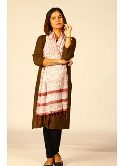 ArtEastri - Brown Shibori Cotton Stole