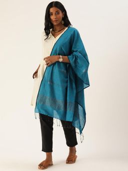 ArtEastri - Blue Jamdani Cotton Stole
