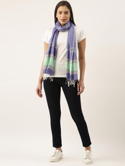 ArtEastri - Lavender Jamdani Cotton Stole
