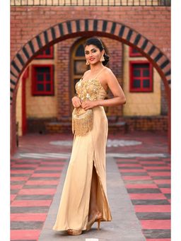 Nayaab by Sonia - Mini Tassel Sailor Gold Clutched