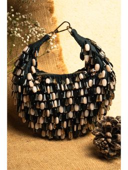 Nayaab by Sonia - Black Serenity Sailor Nautical Elegance Clutched