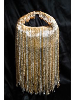 Nayaab by Sonia - Gold Tassel Sailor Twilight Clutched