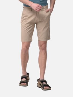 WOODLAND - Solid Beige Shorts
