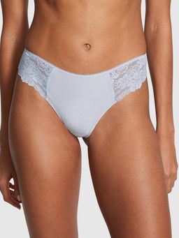Victoria's Secret - Pink No-Show Thong Panty Blue
