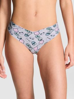 Victoria's Secret - Pink No-Show Thong Panty Blue