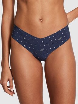 Victoria's Secret - Pink No-Show Thong Panty Blue