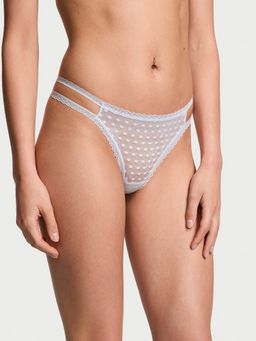 Victoria's Secret - Pink Wink Strappy Thong Panty Blue