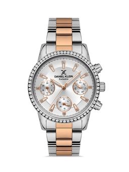 Daniel Klein Exclusive - Analog Silver Dial Women's Watch-DK.1.13264-4