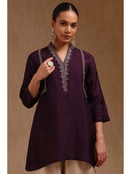 Soch - Purple Embroidered Tunic