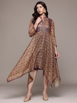 Aarke Ritu Kumar - Multi-Color Asymmetric Midi Dress