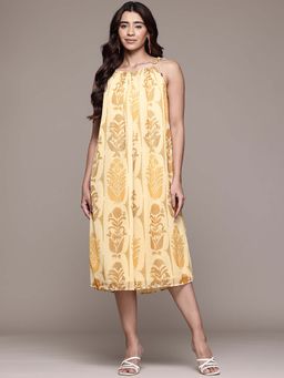 Aarke Ritu Kumar - Ecru Paan Patta Midi Dress