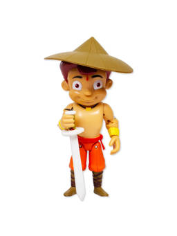 Funskool - Chhota Bheem Action Figure - Chotta Bheem, 7 Inch Large, Gift for Ages