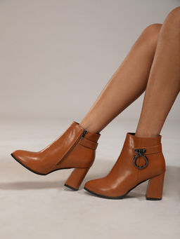 Twenty Dresses by Nykaa Fashion - Tan Fun Loving Boots