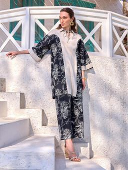 House of Fett - Cedrous Cotton Navy Blue Tunic