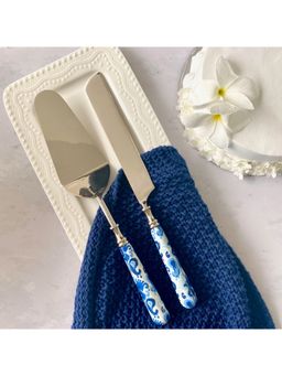 Faaya Gifting - Cake Server & Knife Duo - Bali Boho
