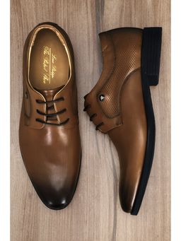Louis Philippe - Brown Lace Up Shoes