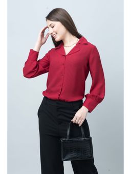 PURYS - Formal Self-Designed Red Shirt