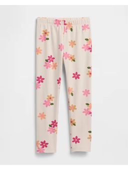 GAP - Girls Floral Print Mid-Rise Leggings