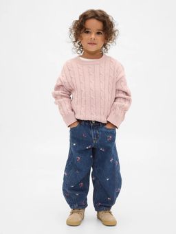 GAP - Kids Floral Print Skinny Fit High-Rise Jeans