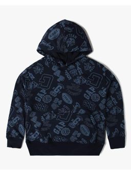 GAP - Boys Conversational Print Hooded Sweatshirt