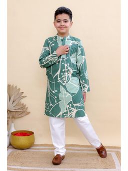 KALP - Forest Sprout Kurta With Pyjama