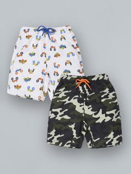 PLUM TREE - Boys Printed shorts (Pack of 2)