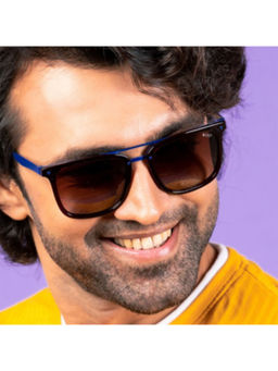 Enrico - Premium Sunfire Collection Lightweight Brown Wayfarer Sunglasses For Men