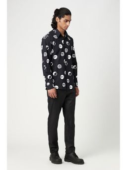 Genes Lecoanet Hemant - Genes Lecointe Hemant Regular Fit Button-Up Shirt In An Eye-Catching Stamp Print