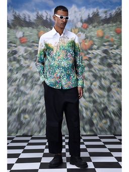 Genes Lecoanet Hemant - Genes Lecointe Hemant Poplin Meadow Regular Fit Shirt