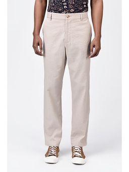 Genes Lecoanet Hemant - Genes Lecointe Hemant Seersucker Regular Fit Men's Trousers