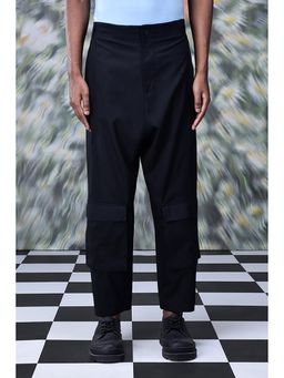 Genes Lecoanet Hemant - Genes Lecointe Hemant Utility Relax Fit Trousers - Black