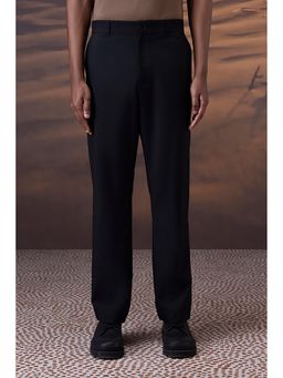 Genes Lecoanet Hemant - Genes Lecointe Hemant Tailored Poly Wool Trousers - Black