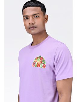 Genes Lecoanet Hemant - Regular Fit Men's T-Shirt With Genes Fruit Basket Embroidery
