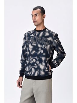 Genes Lecoanet Hemant - Easy Fit Sweatshirt With Genes Text And Aurora Print