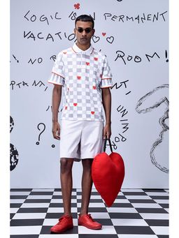 Genes Lecoanet Hemant - Chess Board Semi-Fitted Polo