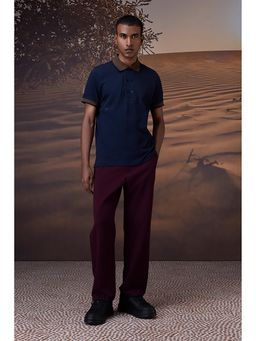 Genes Lecoanet Hemant - Timeless Navy Cotton Pique Polo