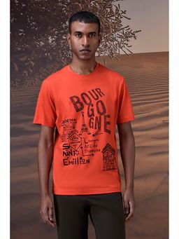Genes Lecoanet Hemant - Bourgogne Paris Graphic Tee - Coquelicot Red