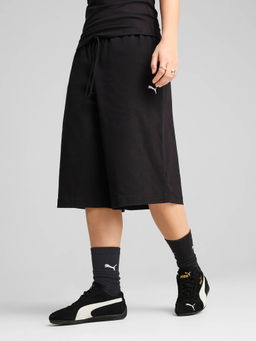 Puma - Women Black Solid Wardrobe Essentials Shorts