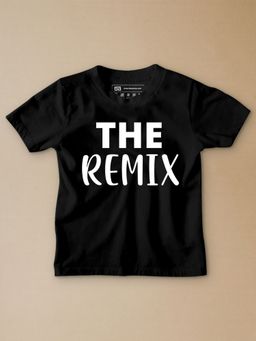 Be Awara - The Remix Half Sleeves Kids T-shirt Black