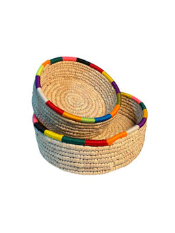 Swadeh - Prism Rim Basket Organizer (Set of 2)