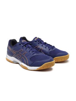 ASICS - Blue ASICS Gel-Courtmov+ Mens Indoor Sports Shoes