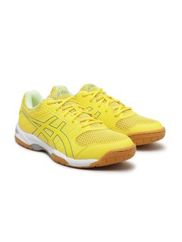 ASICS - Yellow ASICS Gel-Courtmov+ Mens Indoor Sports Shoes