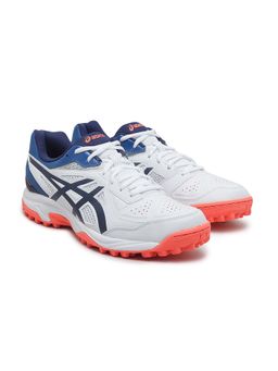 ASICS - White ASICS Gel-Cover Mens Cricket Shoes