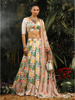 Baise Gaba - Kahkashan Lehenga (Set of 3)